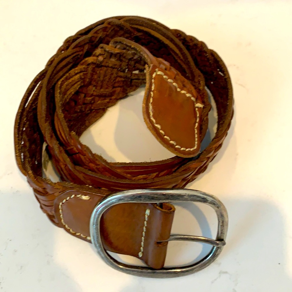 Leather belt
